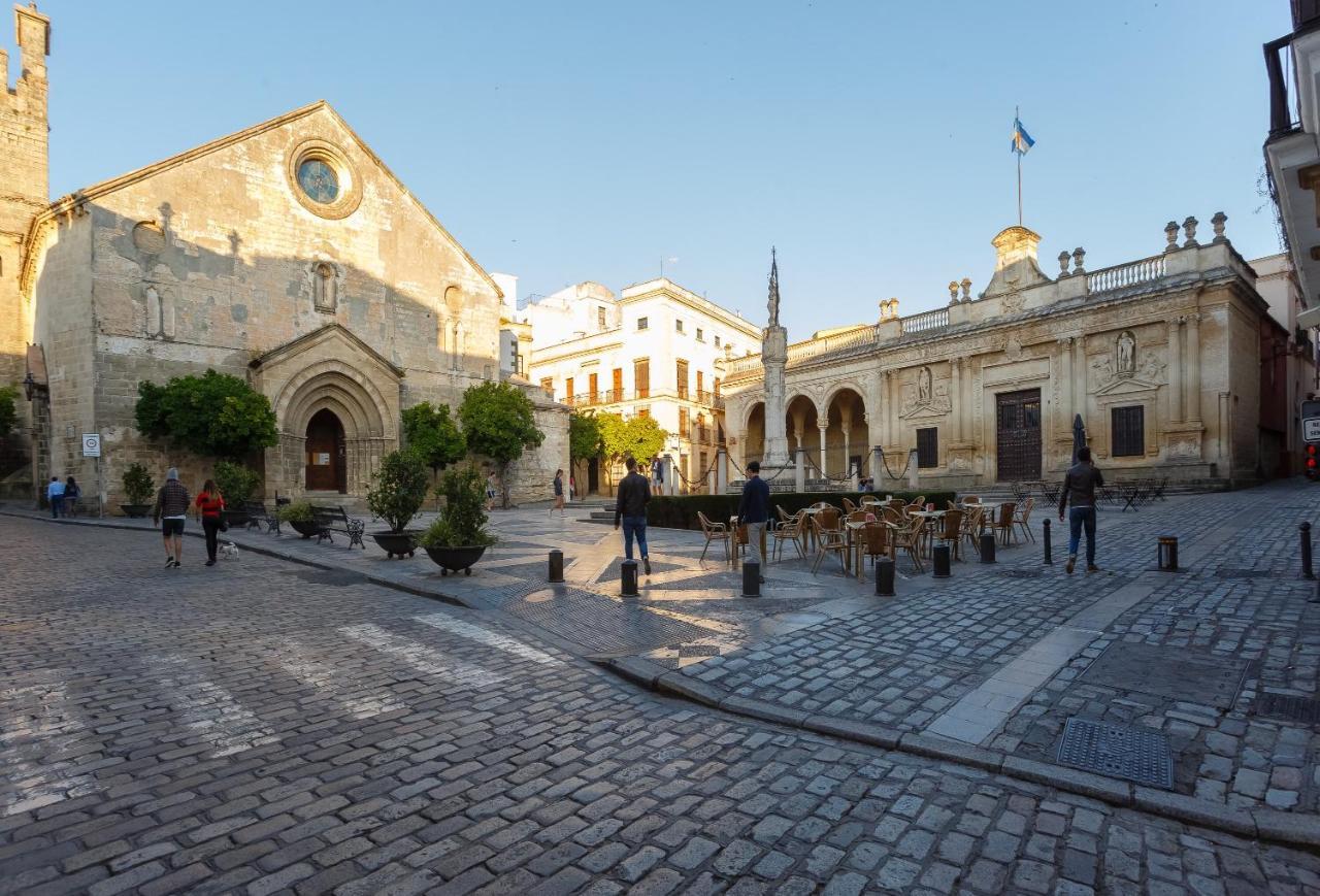 Semiloft Romantico Catedral Con Soleada Azotea Comunitaria Jerez de la Frontera Exterior photo